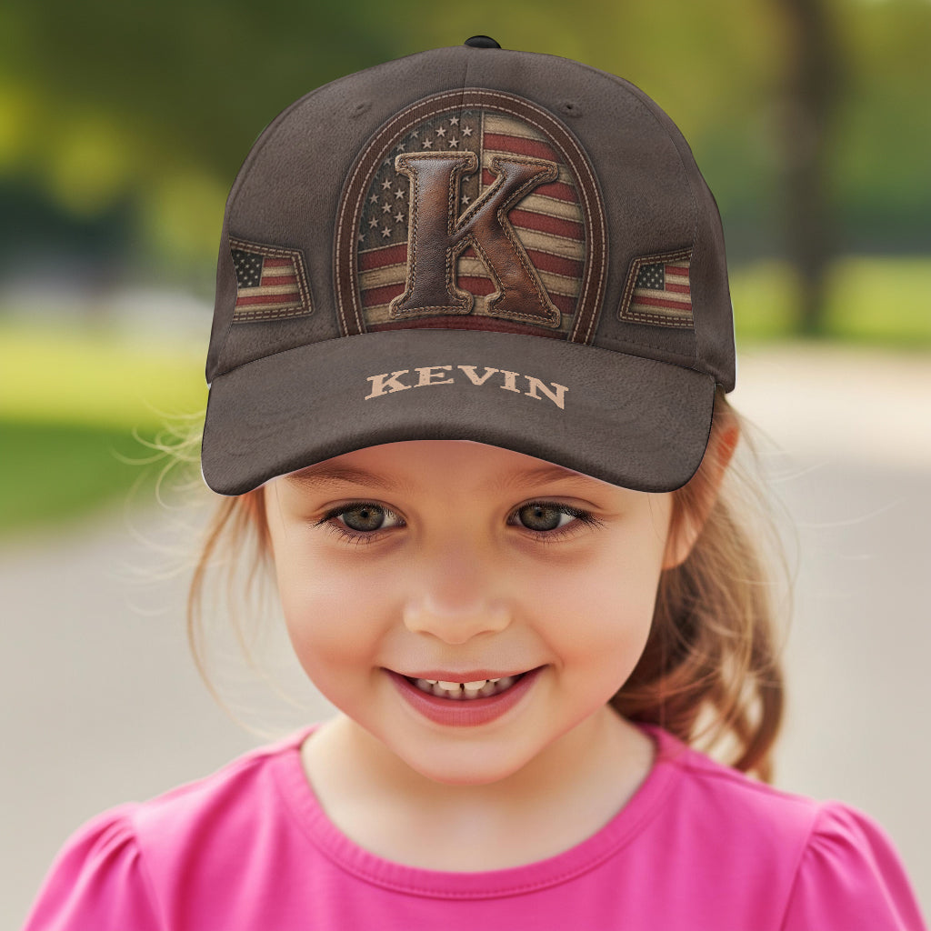 Initial Gift For Him, Husband, Dad... - Personalized Classic Cap