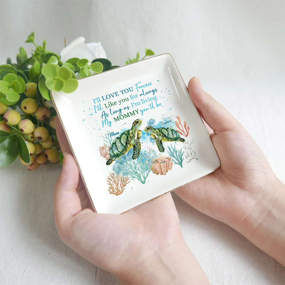 My Mommy You'll Be - Personalized Mother's Day Mother Jewelry Dish