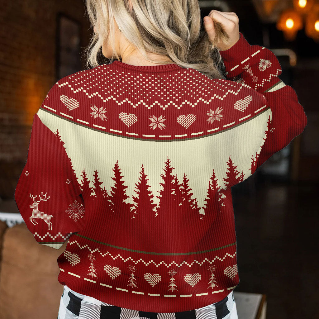 You're The Only One - Personalized Christmas Couple Ugly Sweater