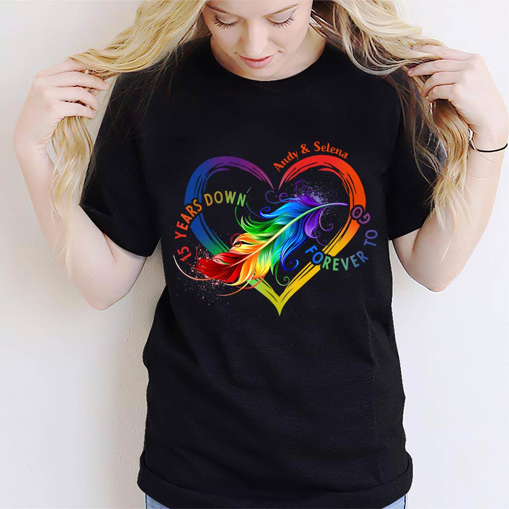 Forever To Go - Personalized Couple T-shirt and Hoodie