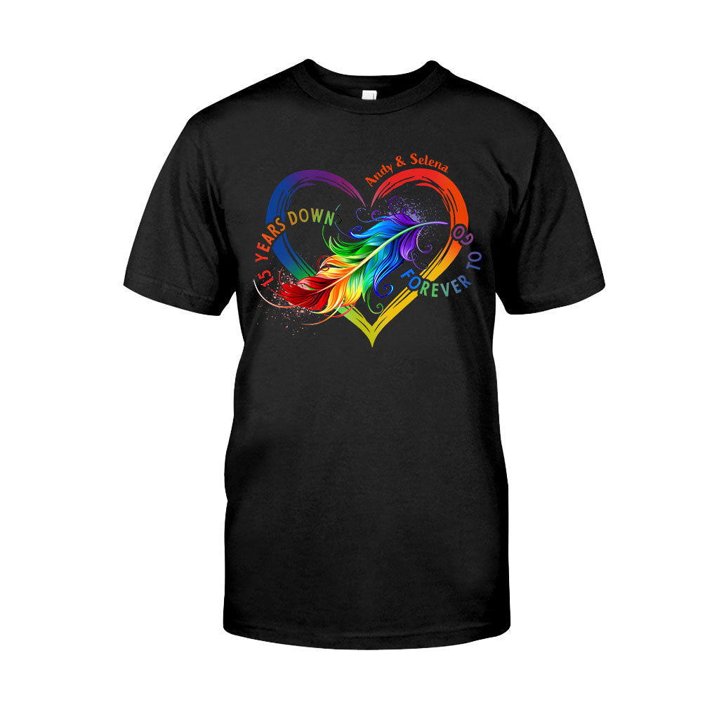 Forever To Go - Personalized Couple T-shirt and Hoodie