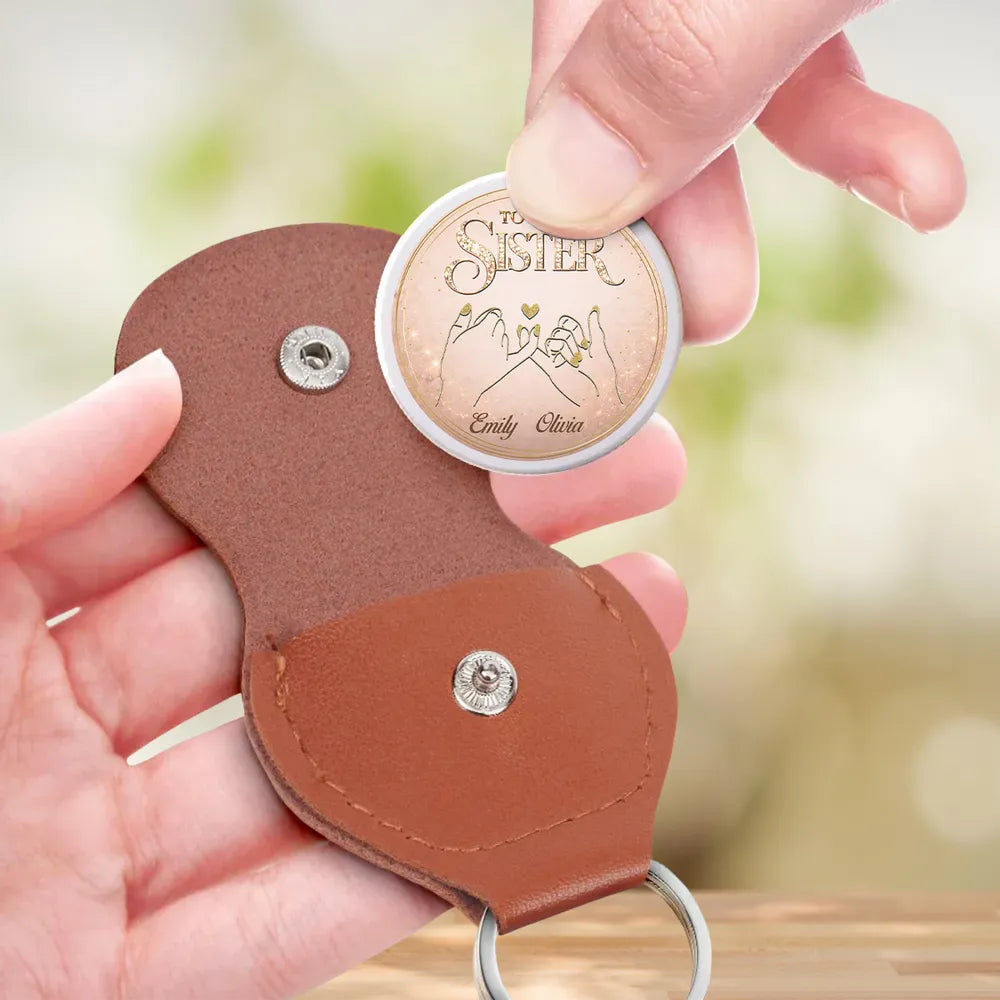 Pocket Hug for Sister, Custom Love Token With 'Once a Sister, Always a Sister' Message, Thoughtful Gift