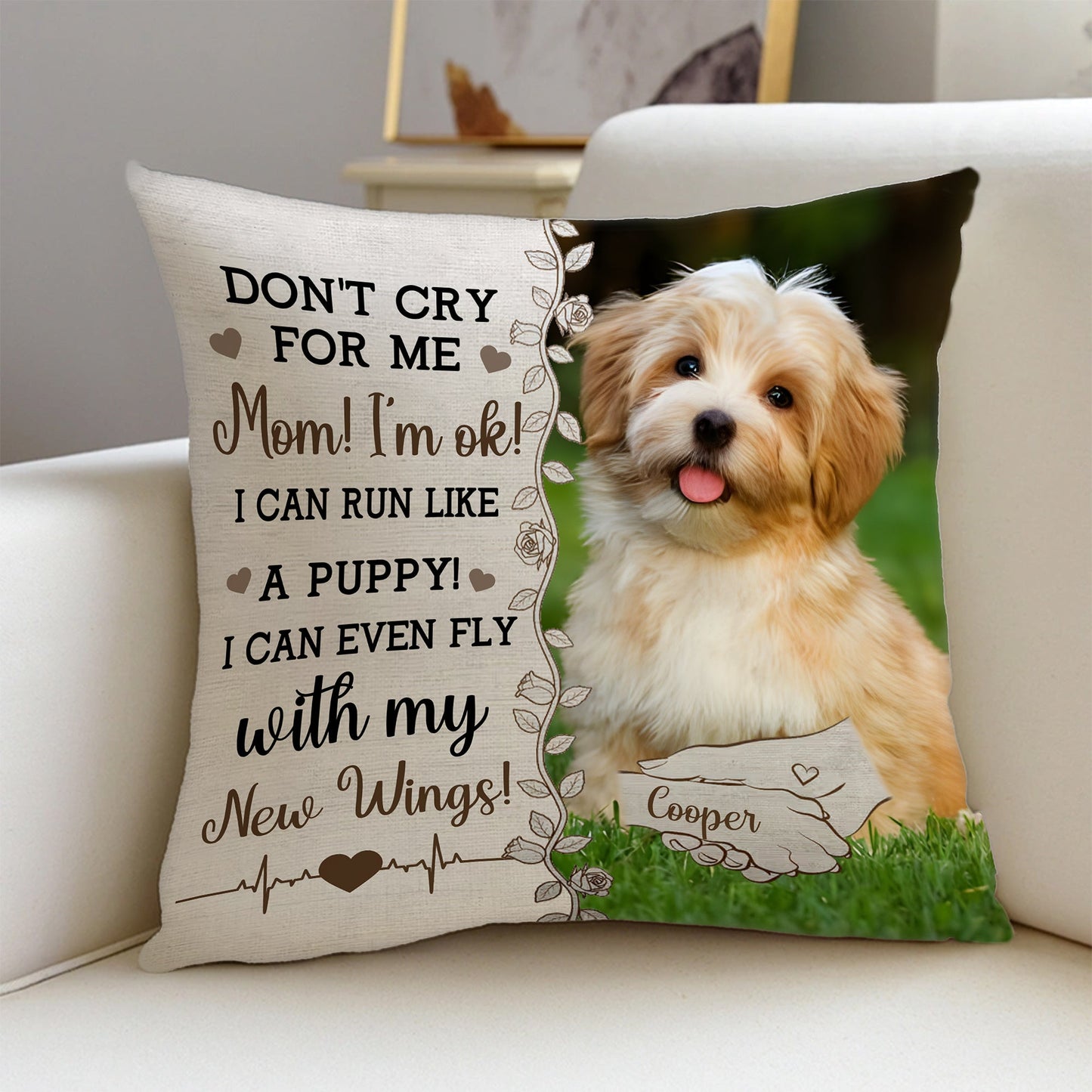 Personalized Christmas Pillow for Dog Lovers – Perfect Holiday Gift to Celebrate Your Furry Friend