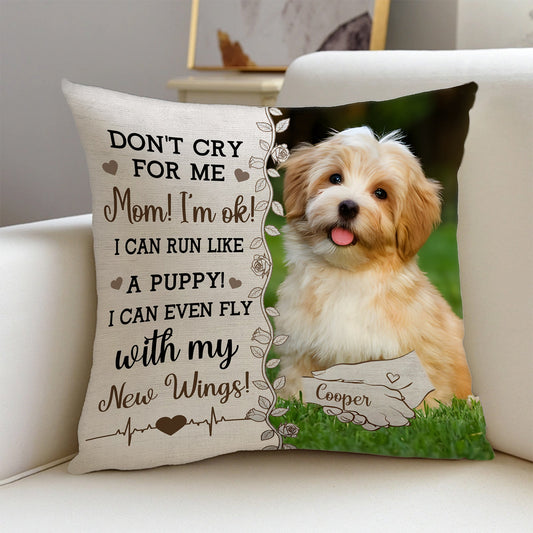 Personalized Christmas Pillow for Dog Lovers – Perfect Holiday Gift to Celebrate Your Furry Friend