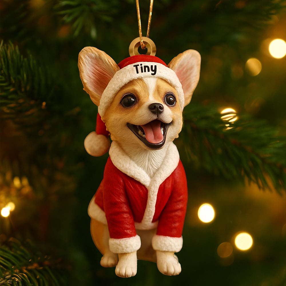Furry And Bright - Personalized French Bulldog Dog Custom Made 3D Minifigure Ornament