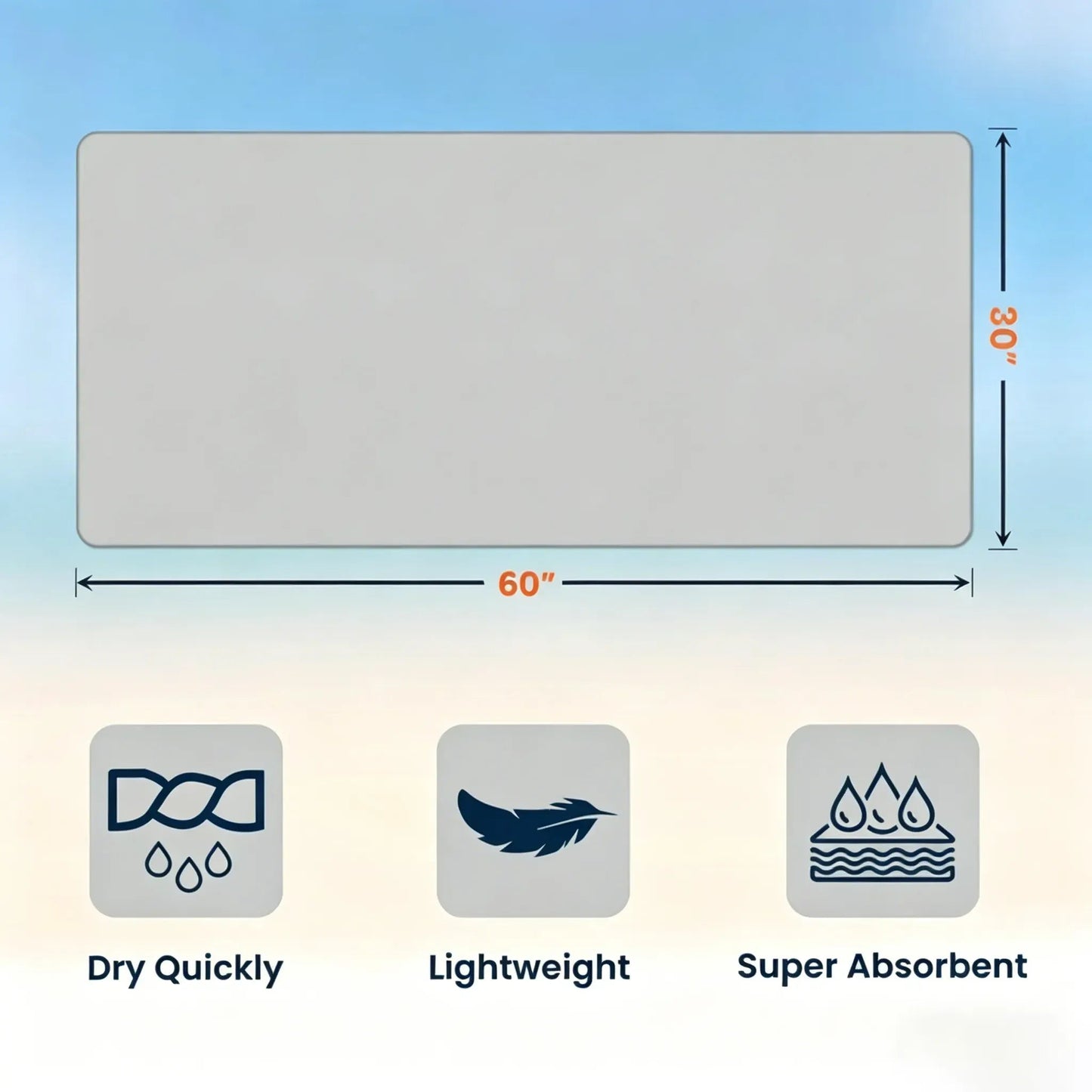 Personalized Beach Towel with Custom School Pennant Design for Poolside Days, A Unique Graduation Gift