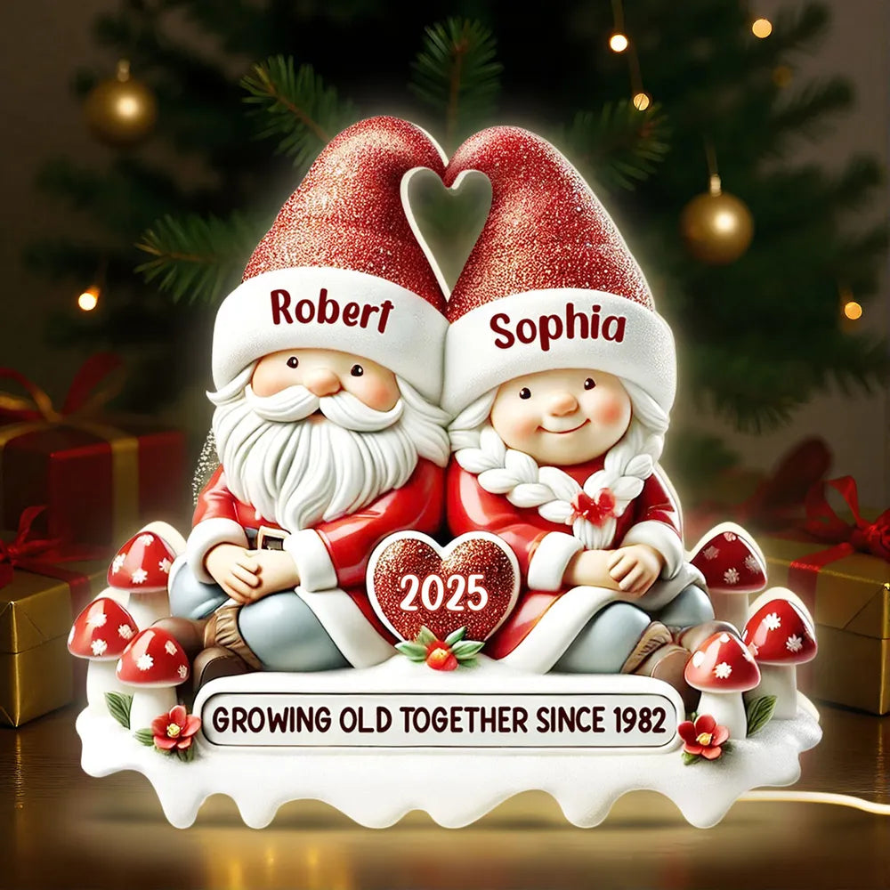 Custom Acrylic Light Box Gift for Christmas, Holiday Décor