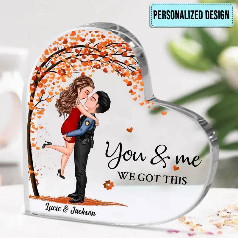 Personalized Acrylic Plaque For Couples - Gifts by Occupation - Casual/Work Uniform/Christmas/Wedding Styles
