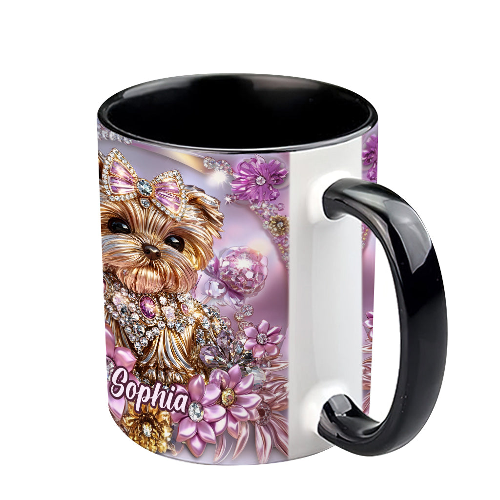 Yorkshire Terrier Lover - Personalized Dog Accent Mug