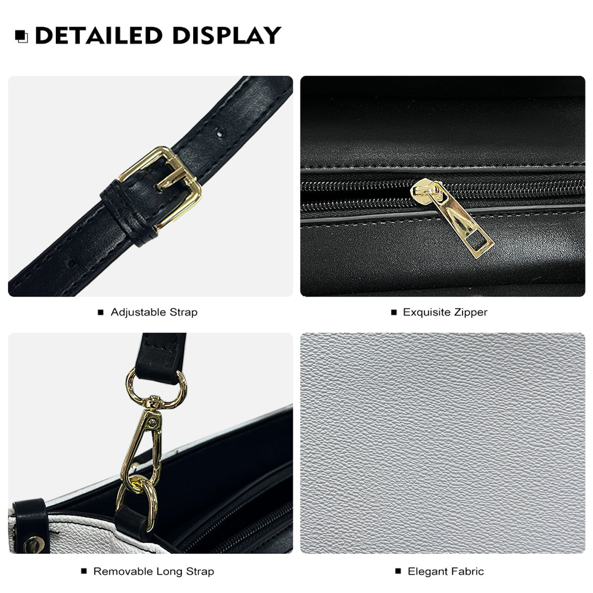 This Mom Loves Her Herd - Personalized Mother Leather Handbag