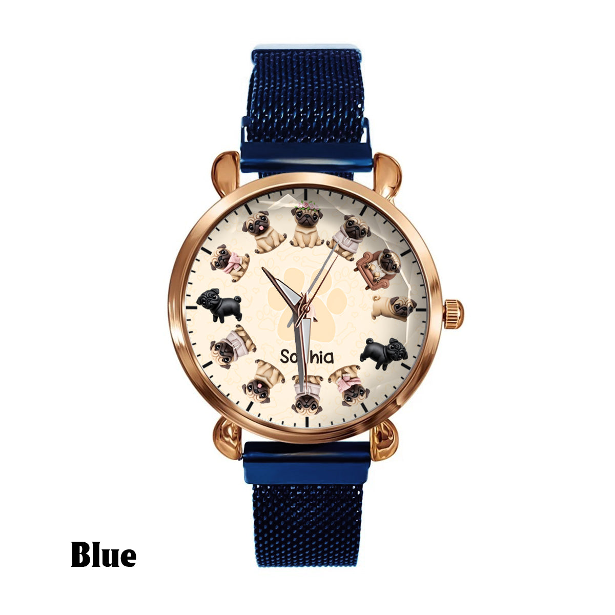 Life Is Better With My Dogs - Personalized Dog Women Hand Watch