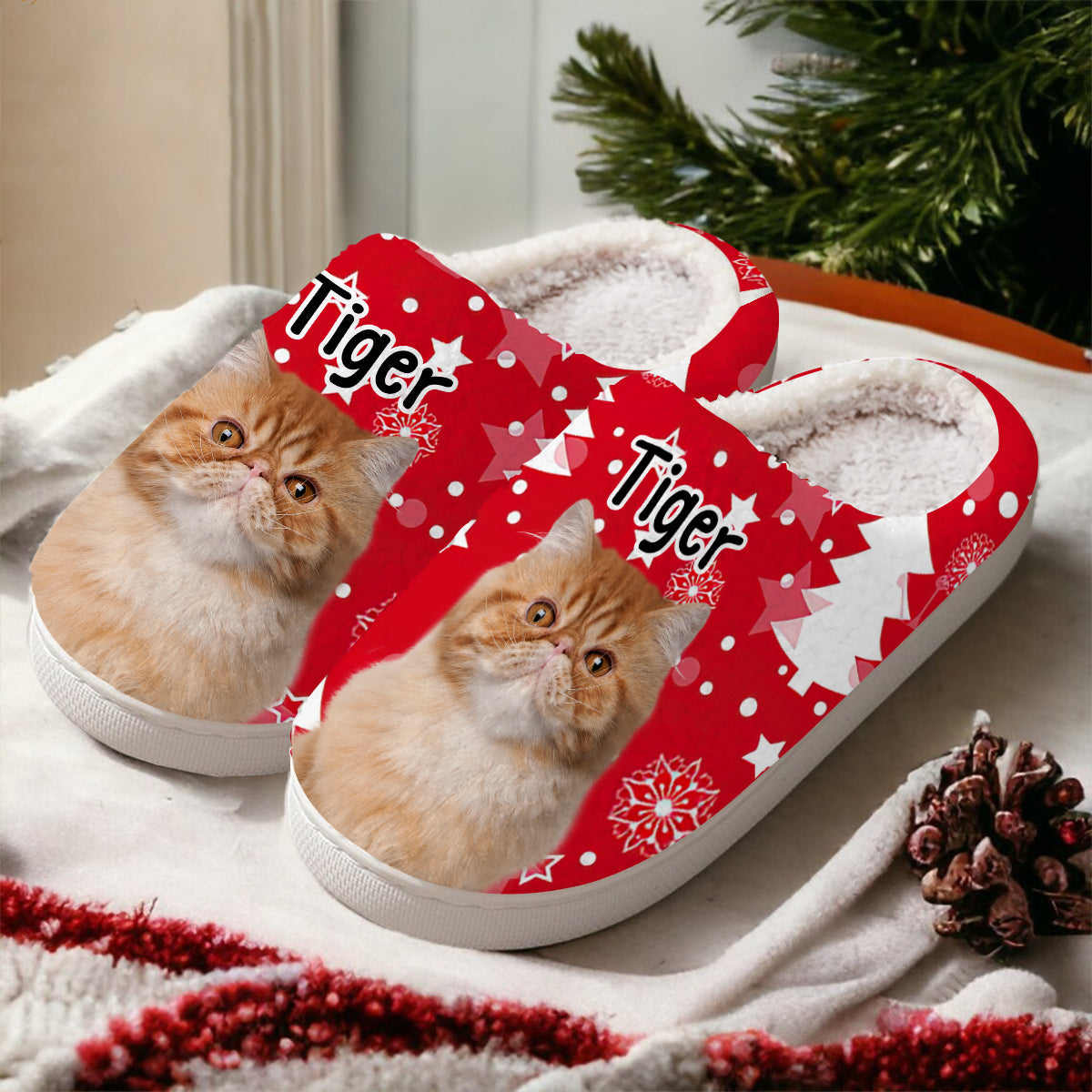 Custom Pet Photo Slippers - Personalized Dog Slippers
