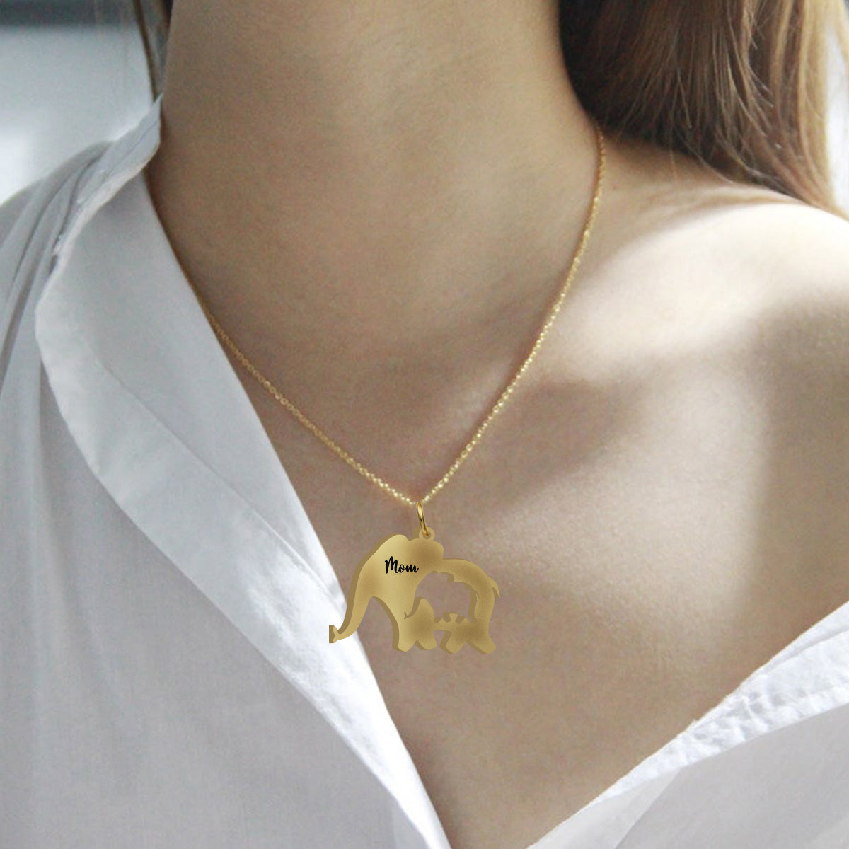 Happy Mother's Day - Personalized Mother Matching Pendant Necklace
