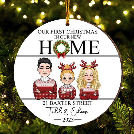 Our Frist Christmas - Personalized Housewarming Ornament