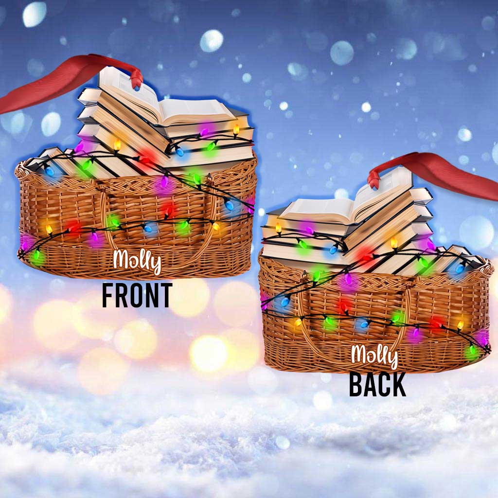 My Picnic Looks Like - Personalized Christmas Book Ornament (Printed On Both Sides)