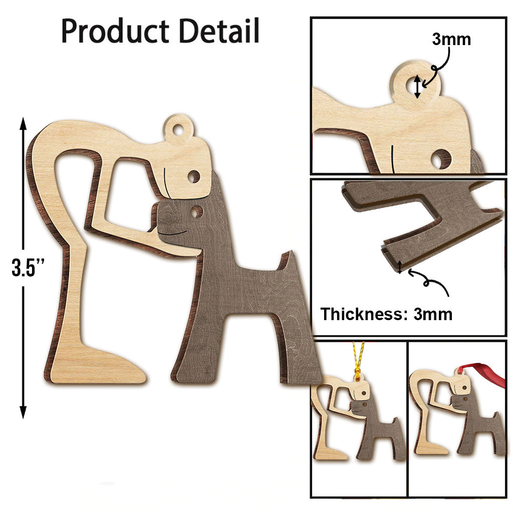 My Beloved Fur Baby - Christmas Dog Ornament (Printed On Both Sides)