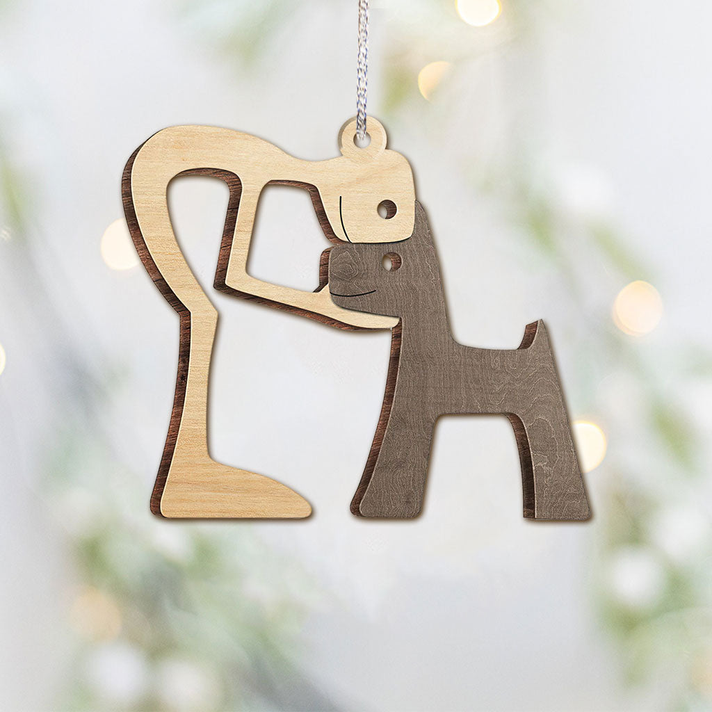 My Beloved Fur Baby - Christmas Dog Ornament (Printed On Both Sides)