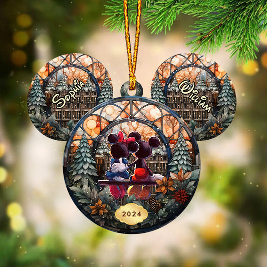 You & Me This Christmas - Personalized Mouse Ornament