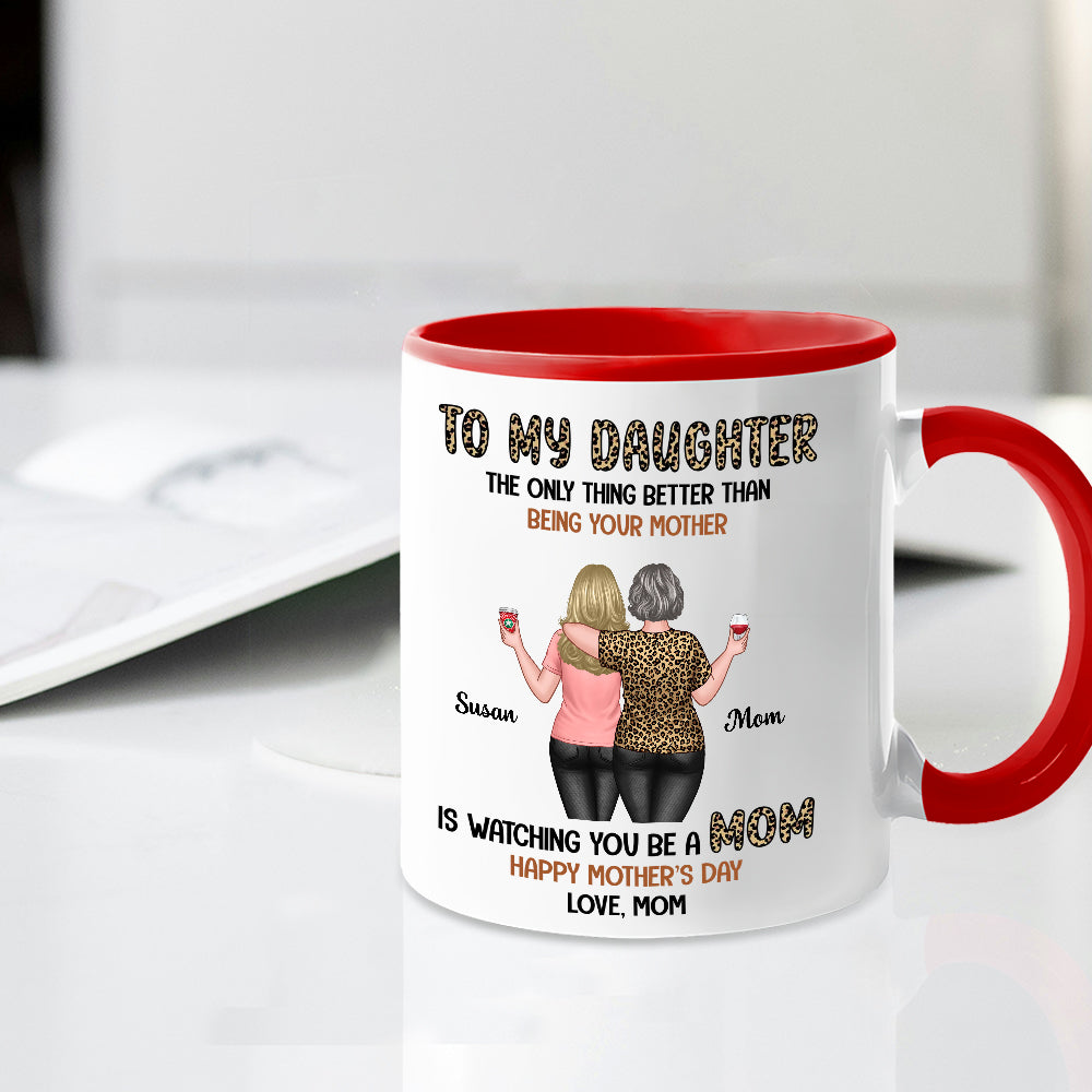 Special Mother's Day Gift for Daughter - A Unique Mug to Celebrate Becoming a Mom