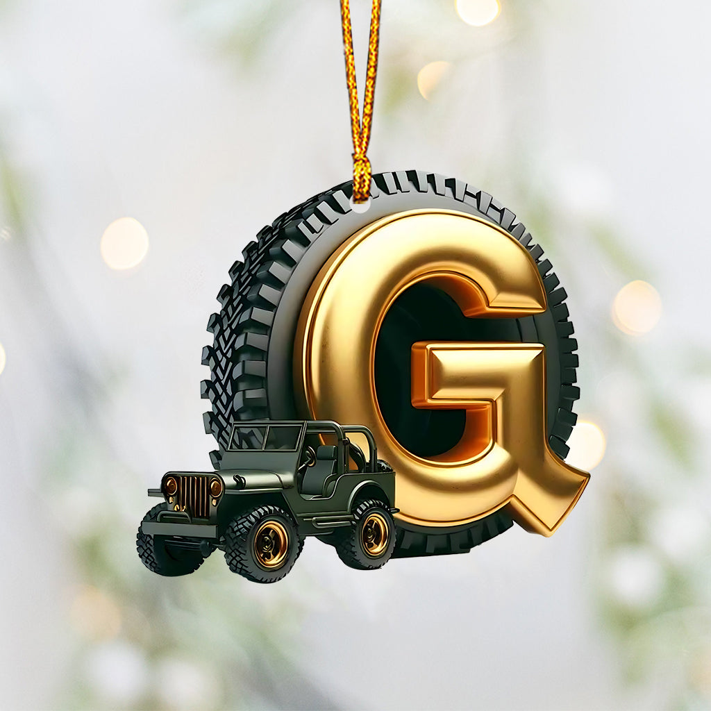 Merry Christmas - Personalized Car Ornament