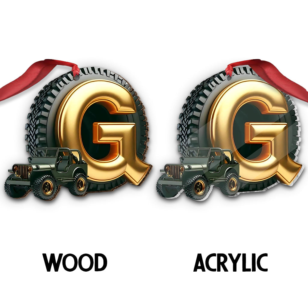 Merry Christmas - Personalized Car Ornament