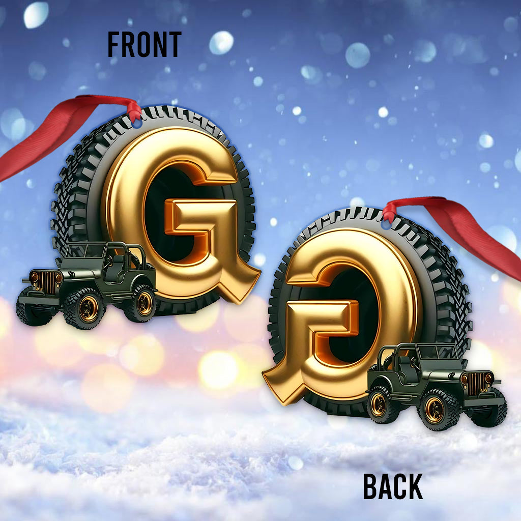 Merry Christmas - Personalized Car Ornament