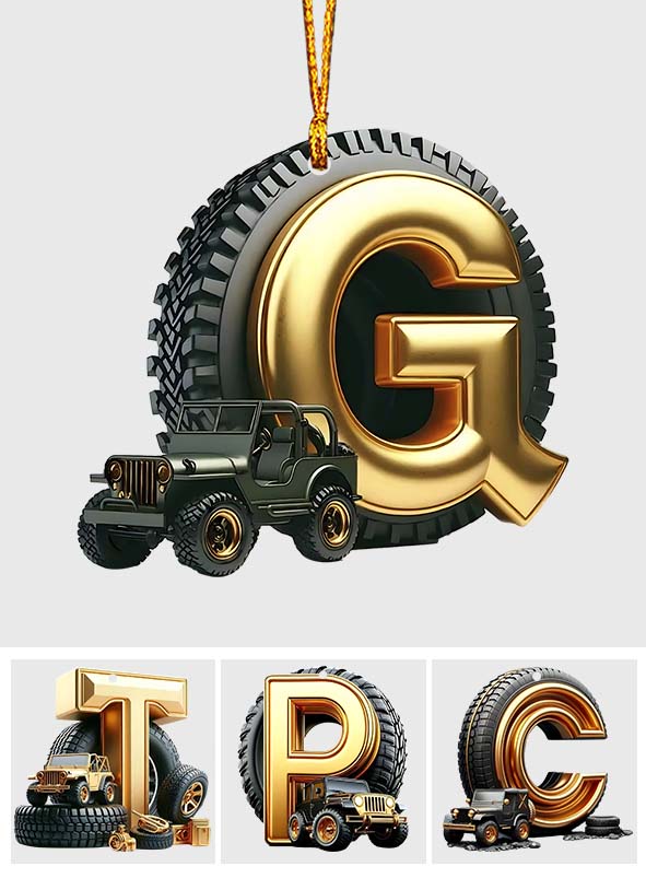 Merry Christmas - Personalized Car Ornament