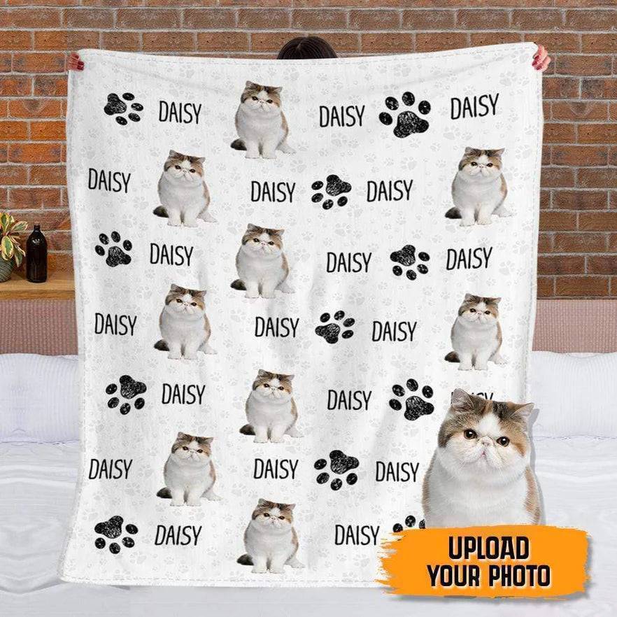 Personalized Custom Blanket for Pet Dog Cat - High Quality Cozy Blanket