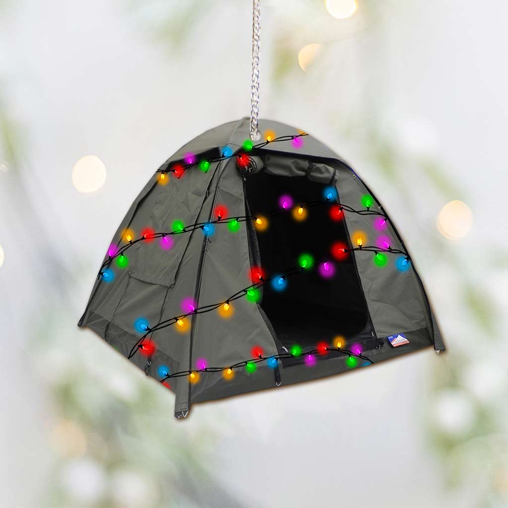 Camping Items Collection - Christmas Camping Ornament (Printed On Both Sides)