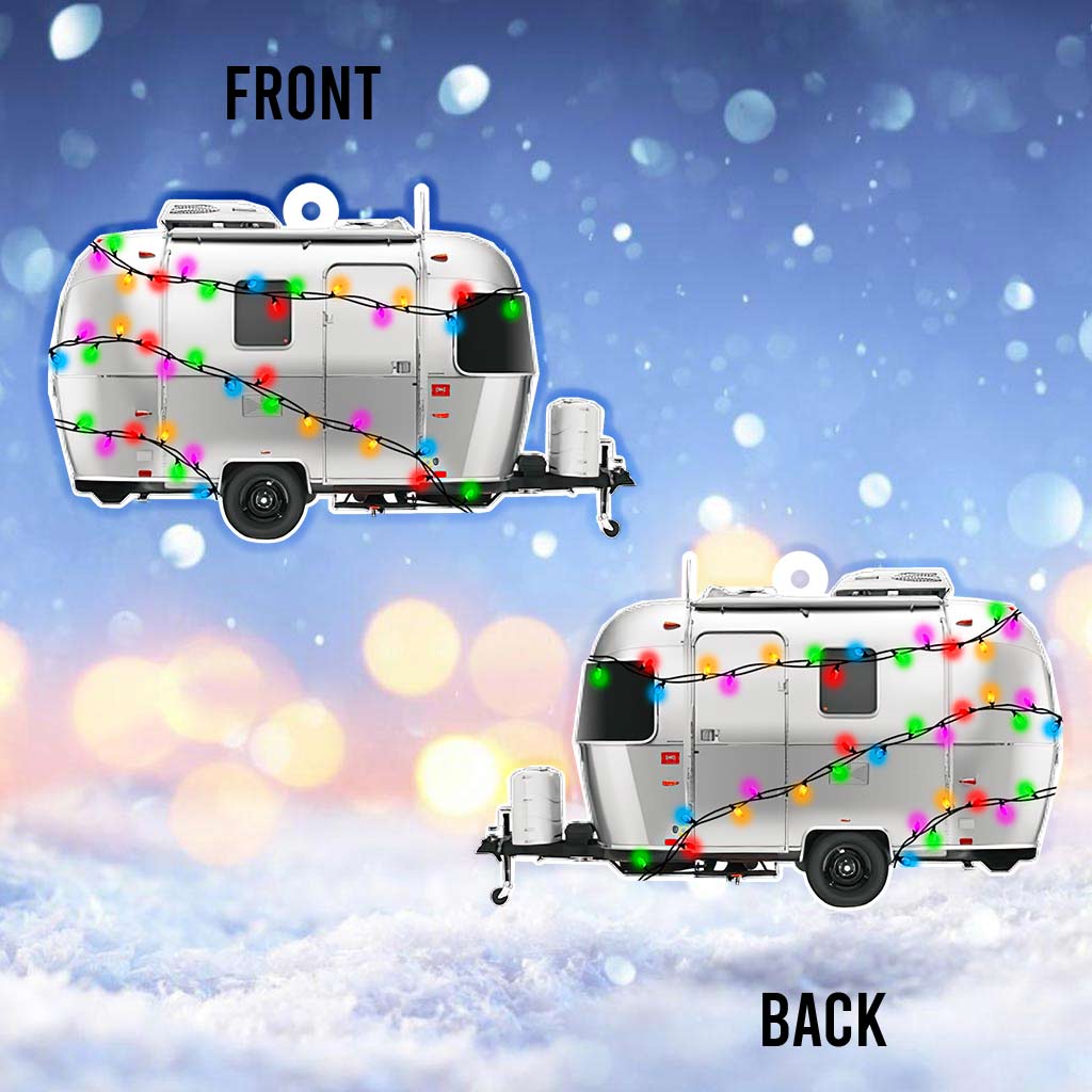 Camping Items Collection - Christmas Camping Ornament (Printed On Both Sides)