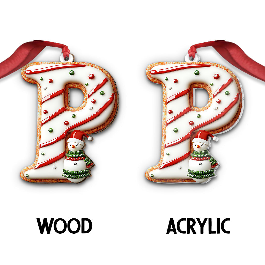 Christmas Cake Family Friends Coworkers - Personalized Family Ornament