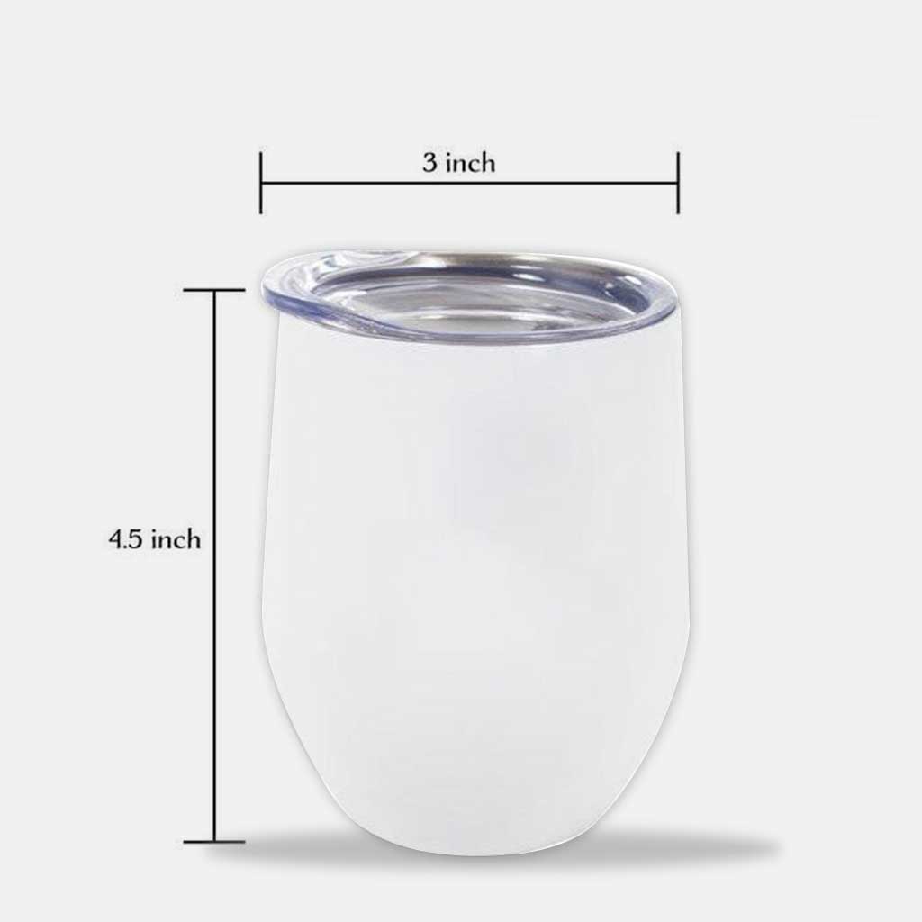 Behind Every Crazy Daughter - Personalized Mother Wine Tumbler