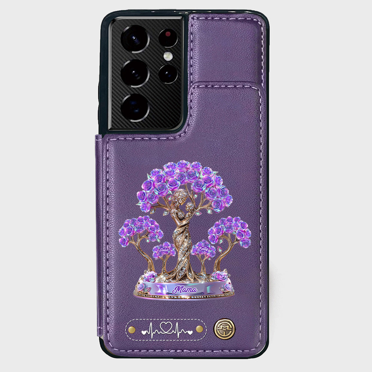 Best Mom Ever - Personalized Mother Wallet Phone Case
