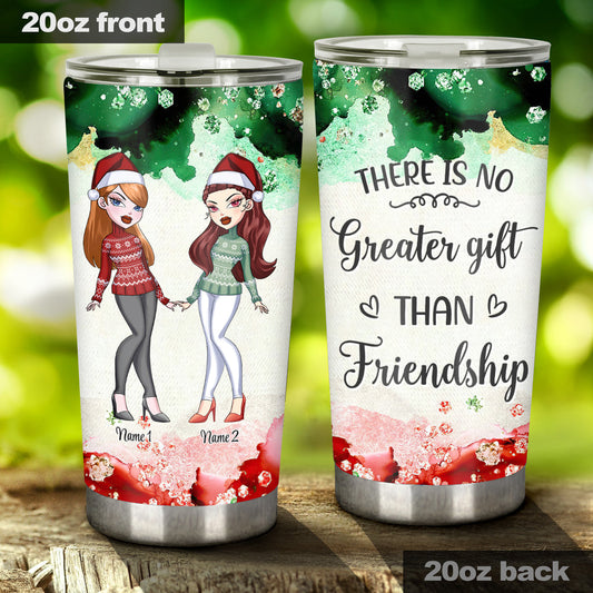 Bestie - Personalized Christmas Bestie Tumbler