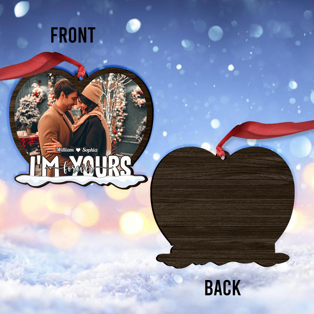 I'm Yours Forever - Christmas Personalized Couple Ornament
