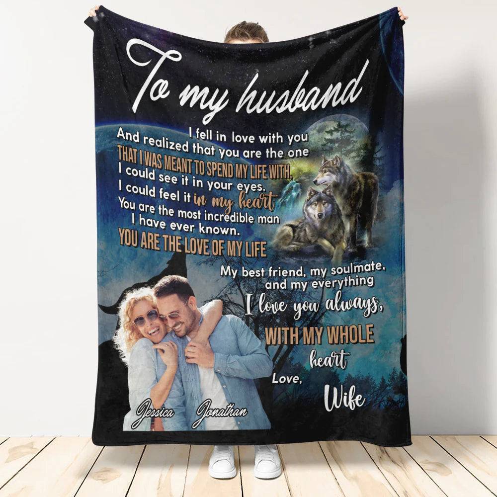 Personazlied Custom Gift For Husband - Fleece/Sherpa Blanket