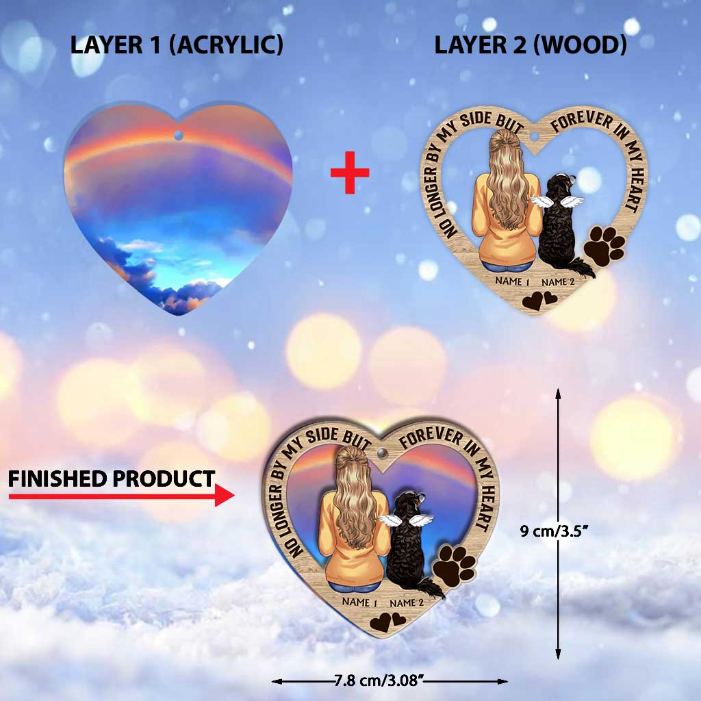 I Am Always With You - Personalized Christmas Dog Layers Mix Ornament