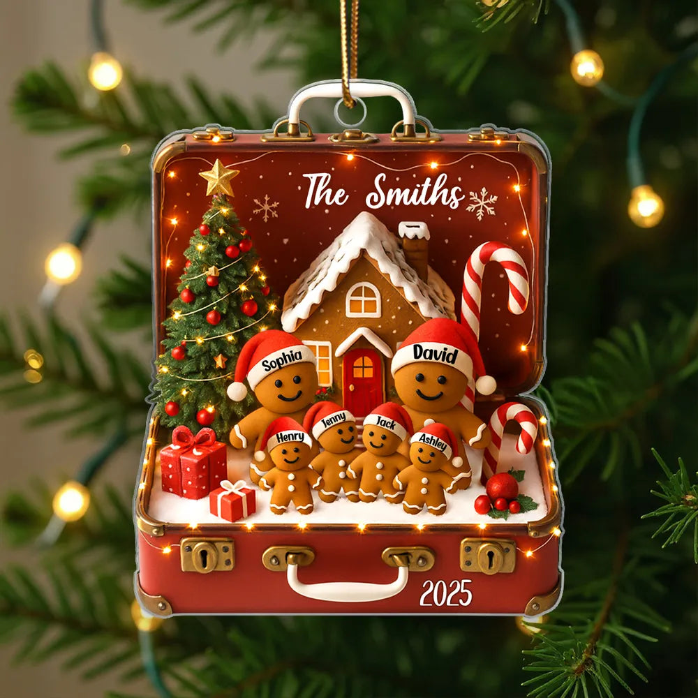 Personalized Acrylic Ornament with Clear Print Design, Home Décor Accent and Festive Touch, A Heartwarming Gift Choice