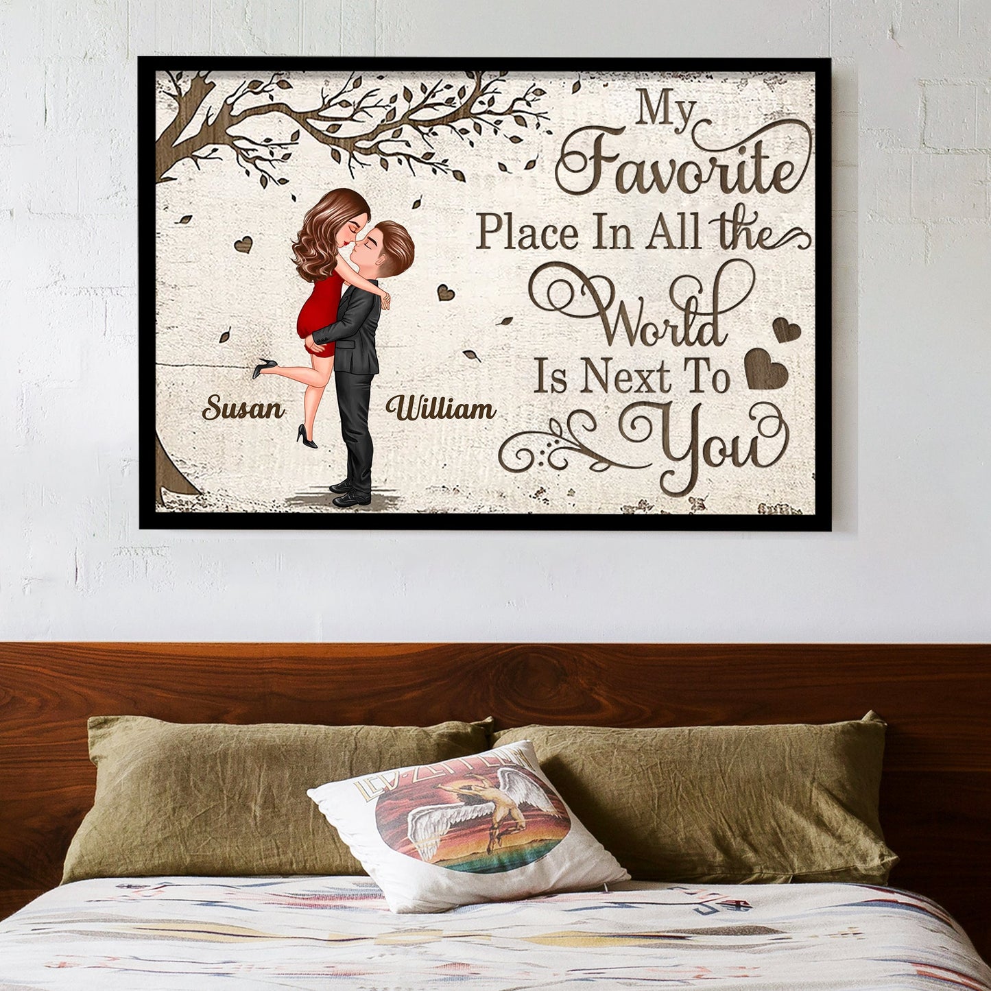 Personalized Couple Poster - Custom Love Memory Poster, Perfect Gift to Express Love & Cherish Memories, Ideal for Your Significant Other
