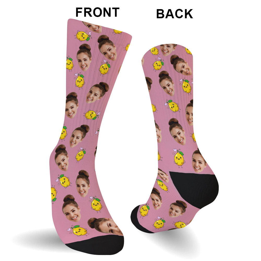 Funny Icon Pattern - Personalized Mother Socks