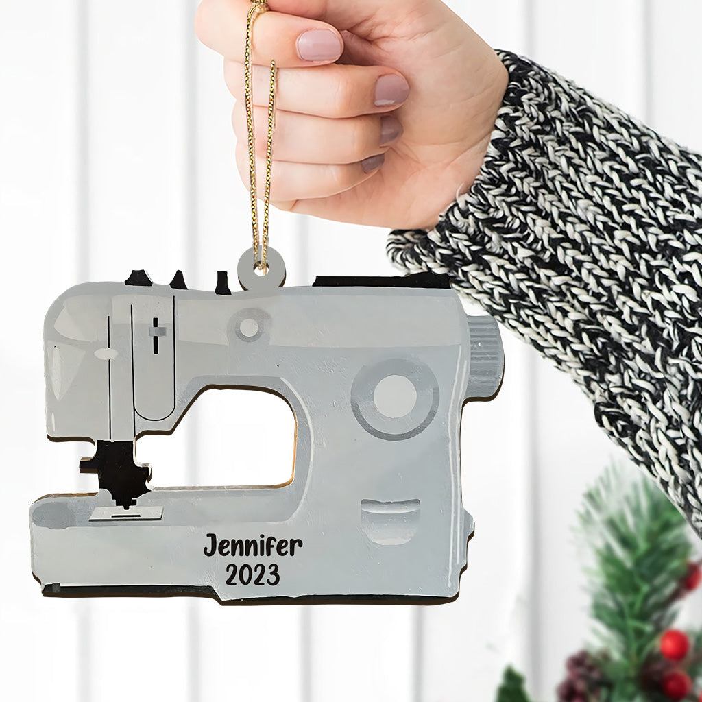 Love Sewing - Personalized Sewing Ornament