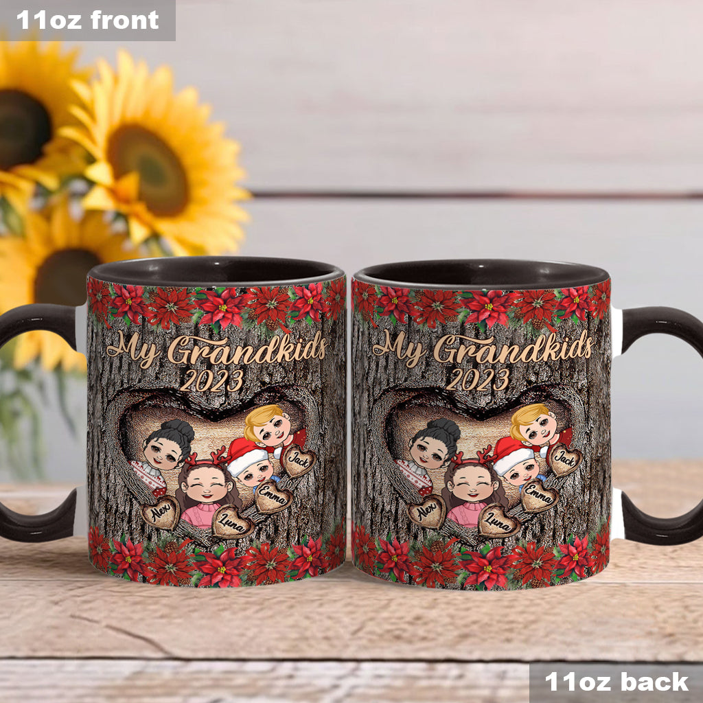 My Grandkids - Personalized Grandma Accent Mug