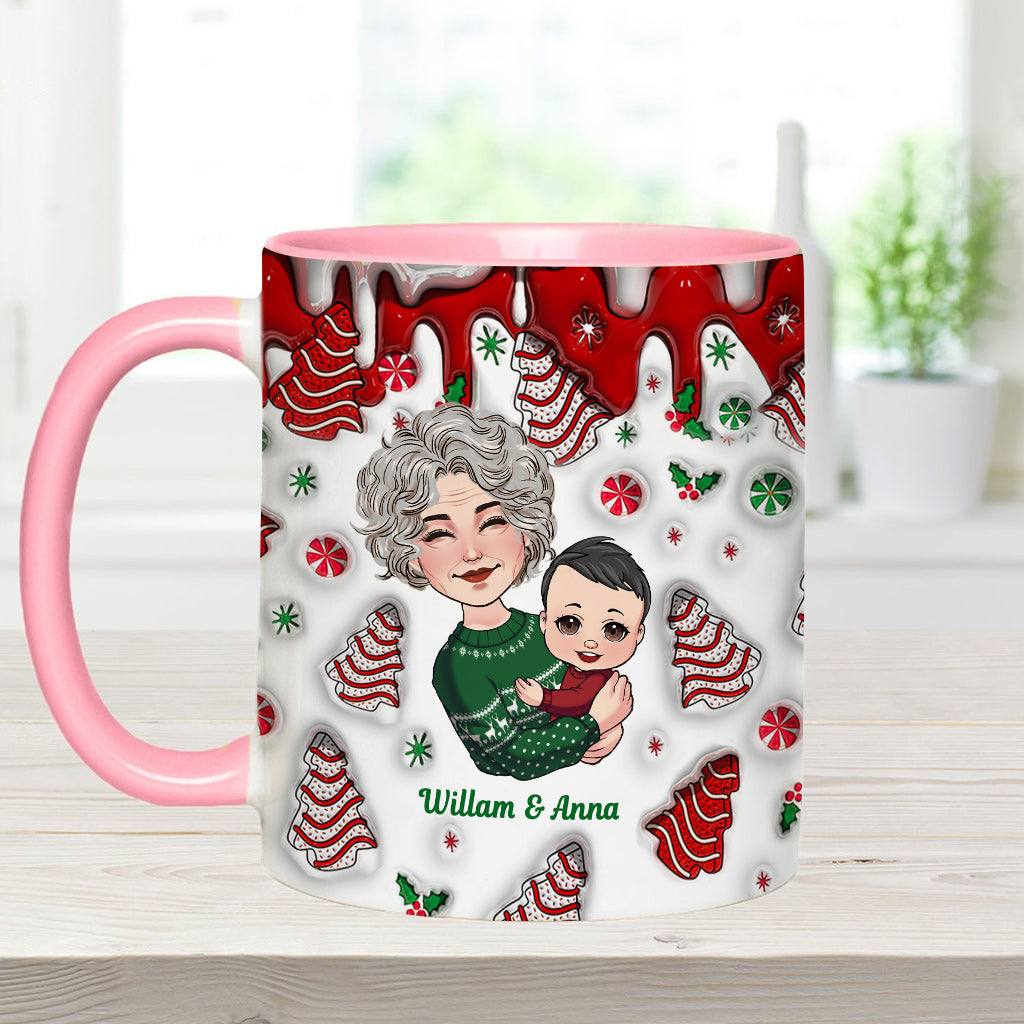 Best Grandma Ever - Gift for grandma - Personalized Accent Mug