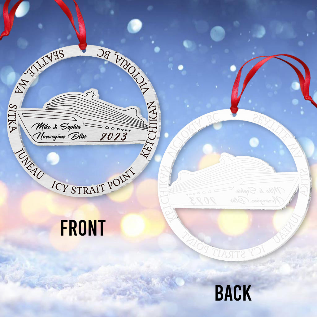 Love Cruising - Personalized Cruising Ornament