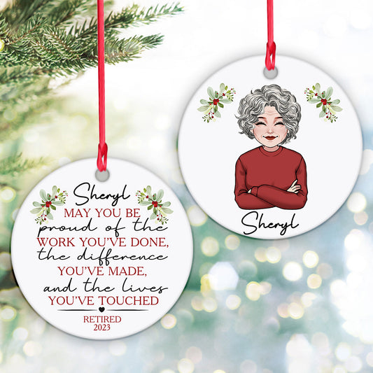 May You Be The Proud Of The Work - Personalized Retired Ornament