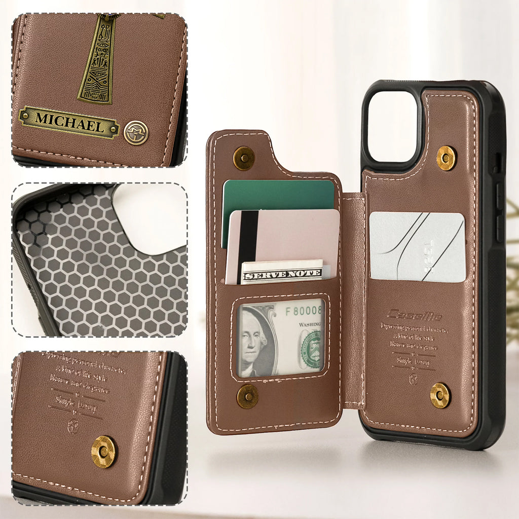 Ancient Egypt - Personalized Ancient Egypt Wallet Phone Case