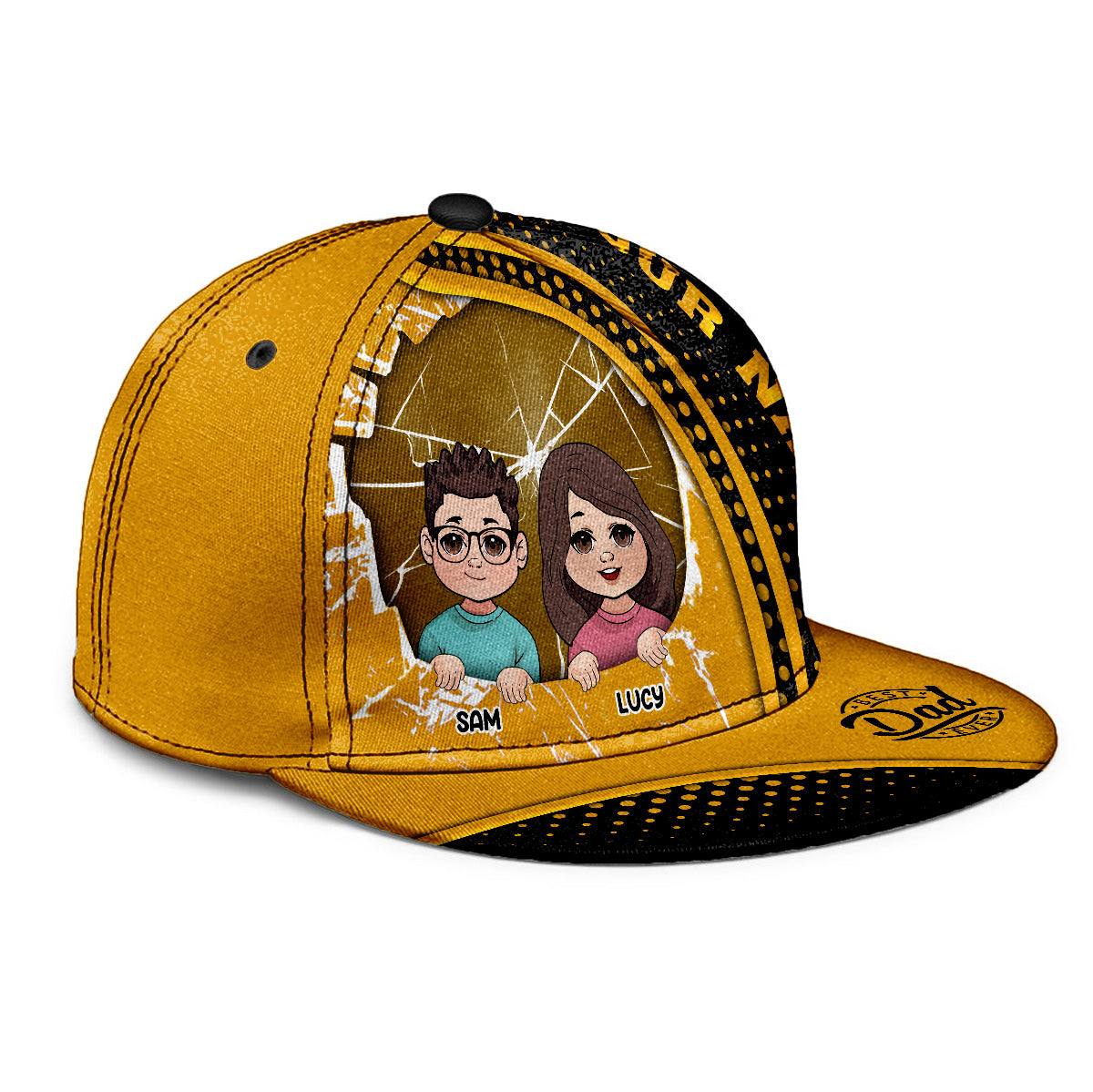 Best Dad Ever - Personalized Father Snapback