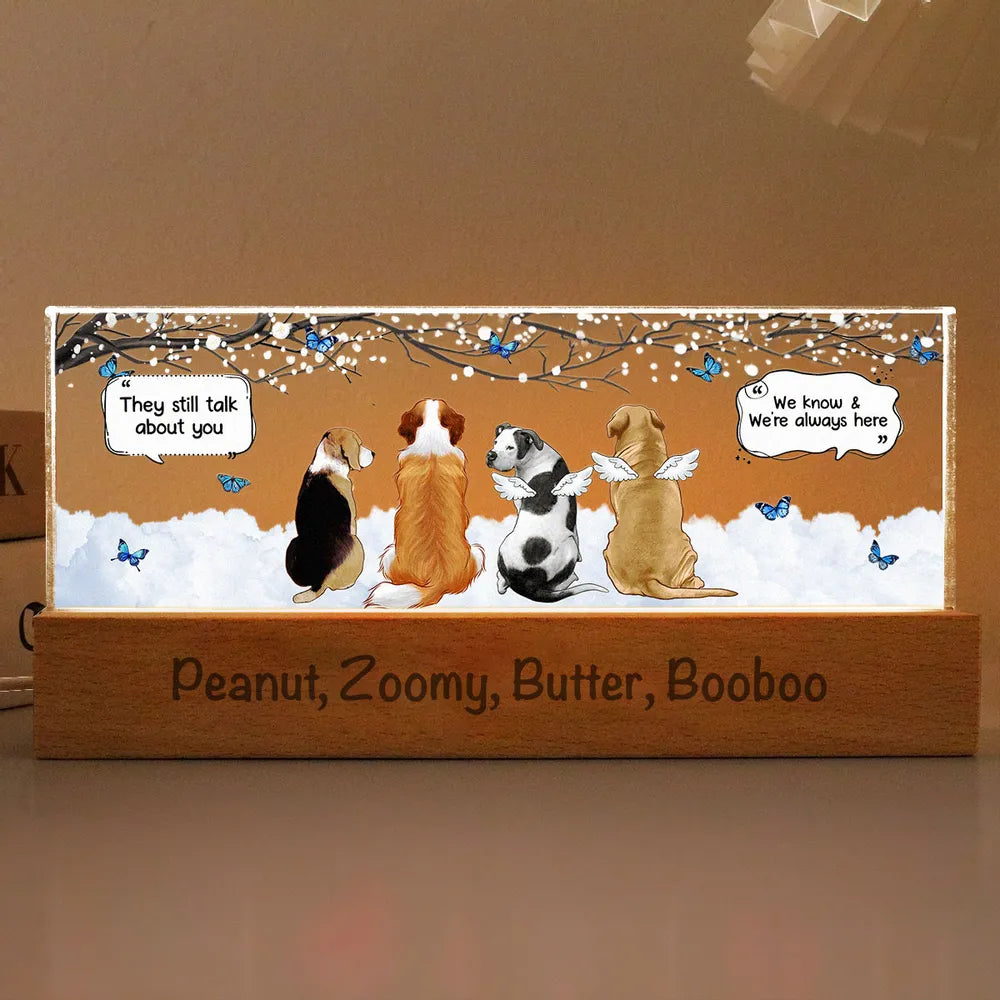 They Still Talk About You, Memorial Gift For Pet Dog Cat Lovers, Personalized Ornament,Poster,Keychain,Pillow