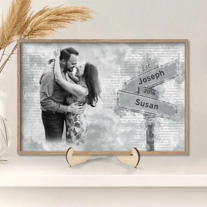 Custom Couple Poster - A Timeless Gift of Love