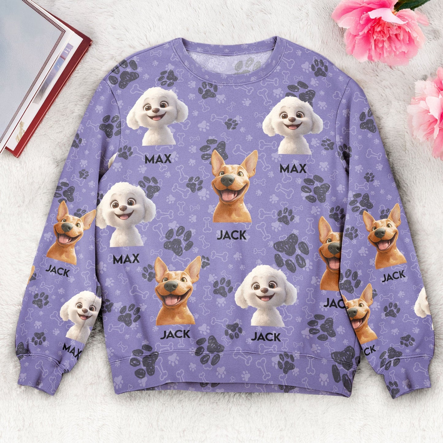Personalized Dog Breed Sweatshirt - Custom Gift for Pet Lovers